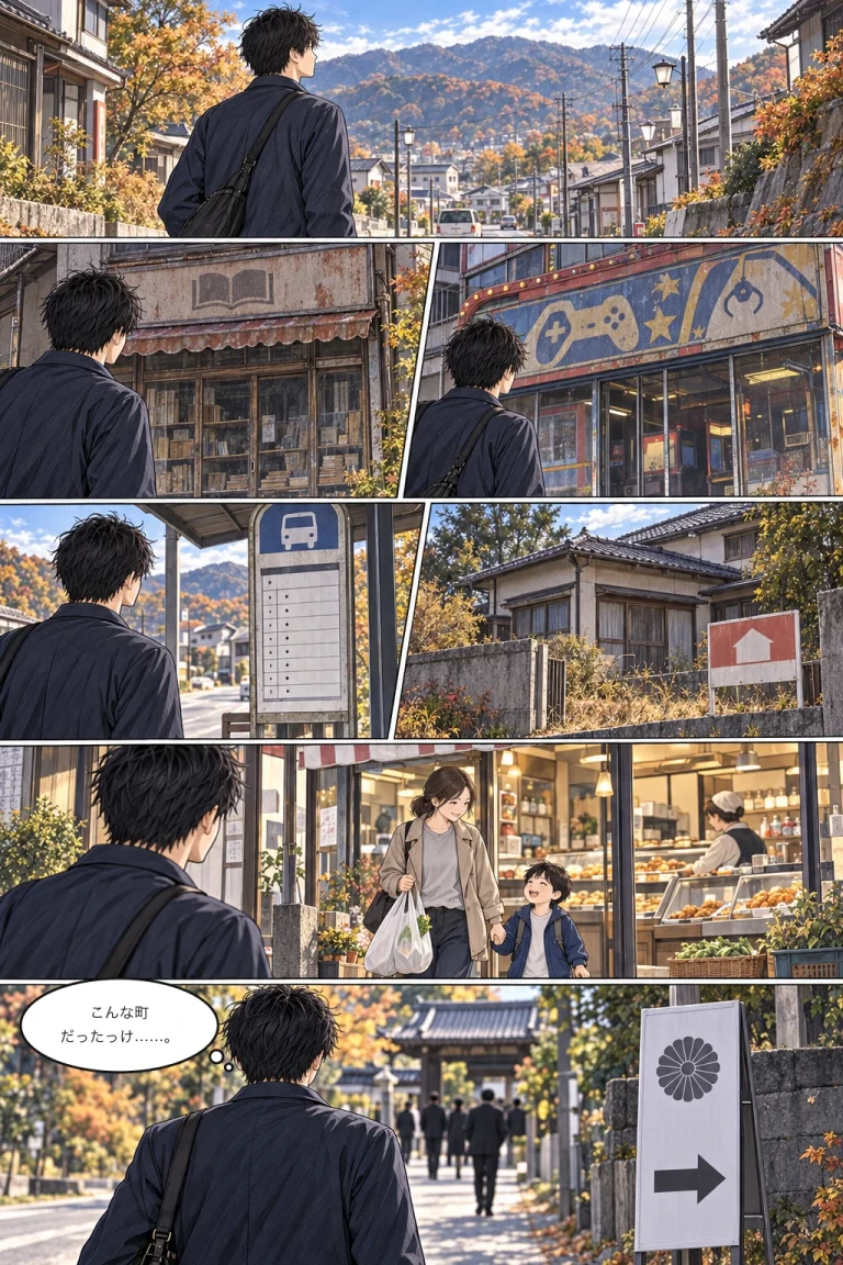 変化した町と今も続く暮らしを見るレン