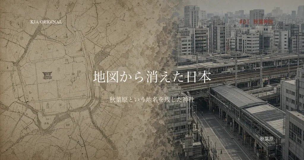 地図から消えた日本 #01 秋葉神社 秋葉原。古地図と現在の秋葉原
