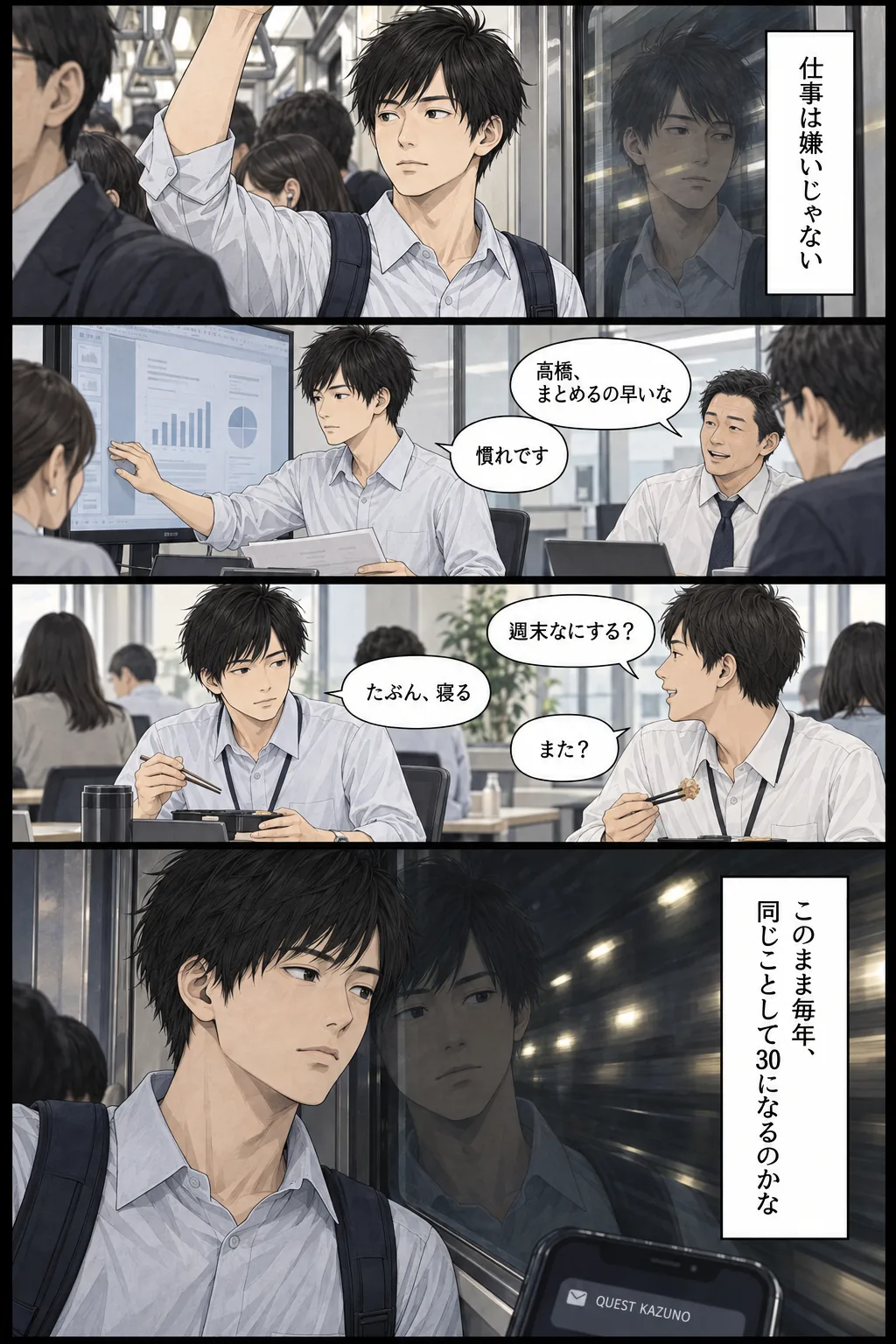 30歳を前に小さな不安を抱えるソウタ