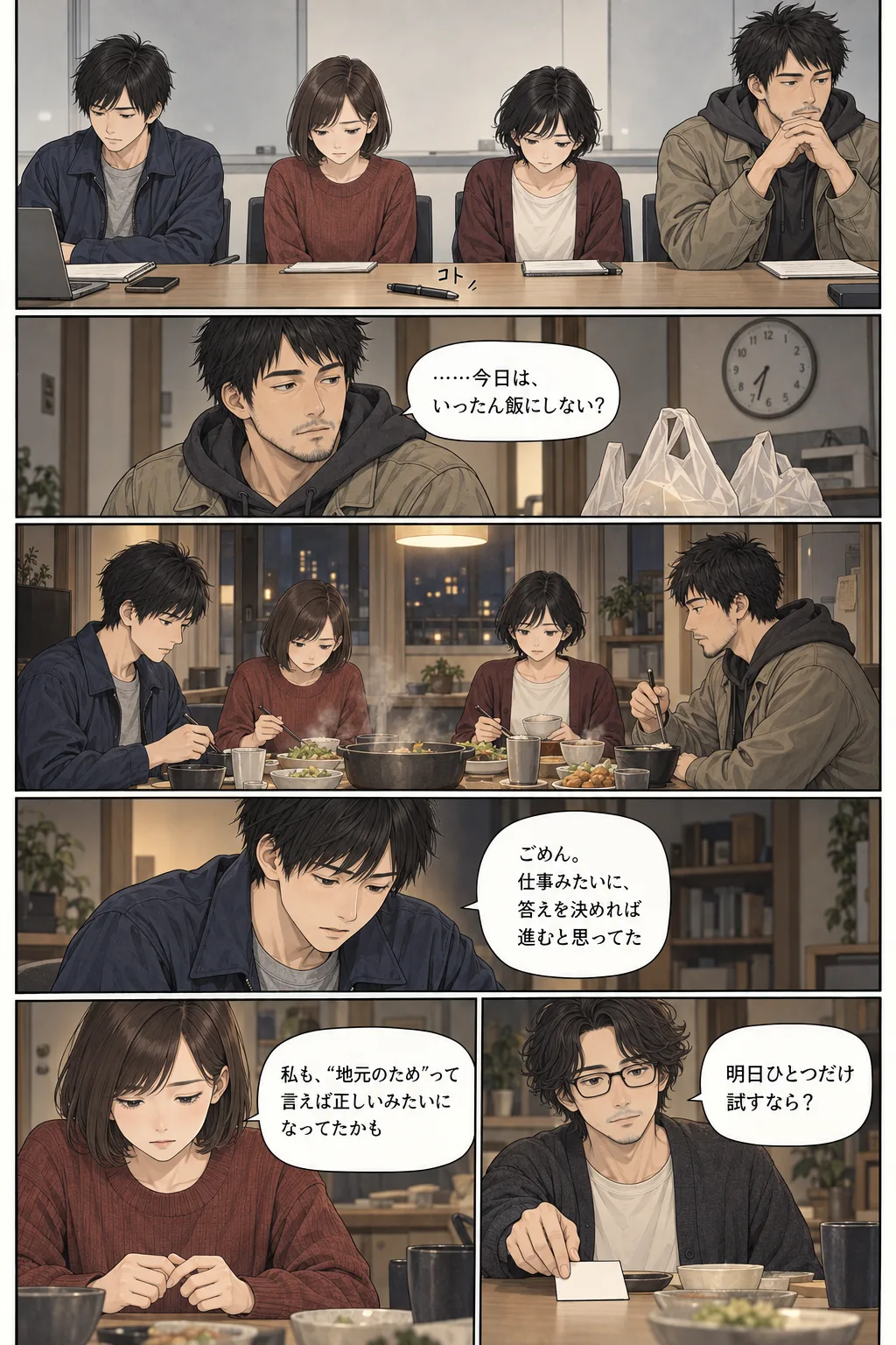 本音と自省が交差する夜