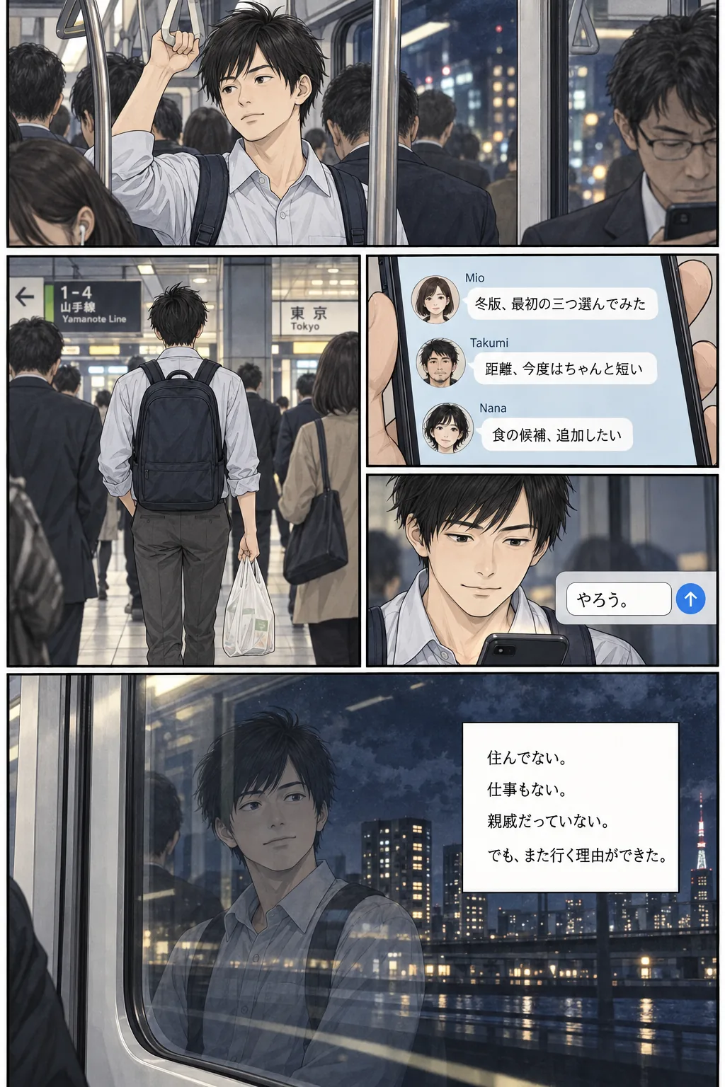 また行く理由に気づくソウタ